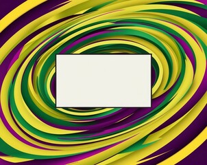 Mardi gras mask, beads and feathers decor background
