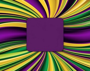 Mardi gras mask, beads and feathers decor background
