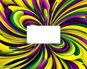 Mardi gras mask, beads and feathers decor background
