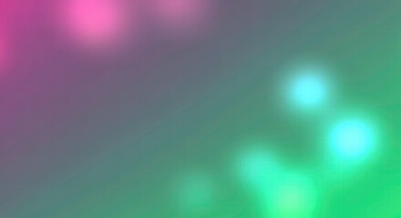 Abstract Blurry Lights: A mesmerizing blend of pink and green hues creates a dreamy, ethereal backdrop with soft, blurred lights for a touch of magic. Perfect for artistic presentations.