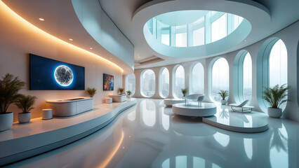 Where Imagination Meets Technology: The Enchanting Fantasy Futuristic Office Experience