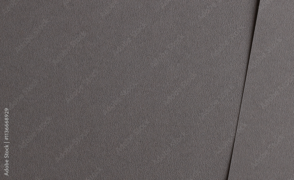 Poster Grey paper texture. Blank and smooth surface with a simple and elegant pattern, perfect for modern design, stationery, or decorative purposes. Monochrome and recycled material for