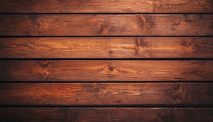 Fototapeta premium A textured wooden surface showcasing rich brown tones and natural patterns.