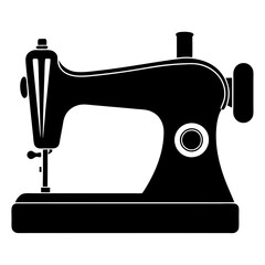 sewing machine clip art vector illustration