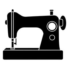 sewing machine clip art vector illustration