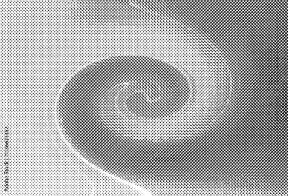 Poster Monochrome swirling background. Elegant and fluid abstract design with flowing curves and dynamic movement. Stylish contrast of black and grey, perfect for modern, retro, or