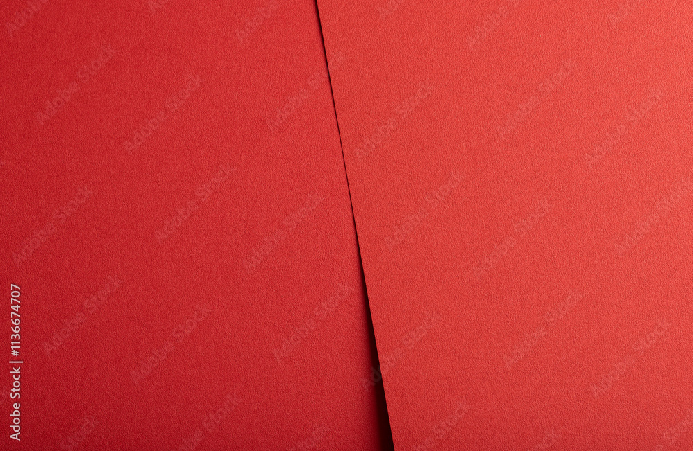 Poster red paper background. smooth and textured surface with a vintage and modern style, perfect for decor