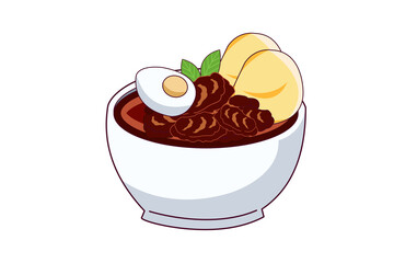 Indonesian Food Illustration