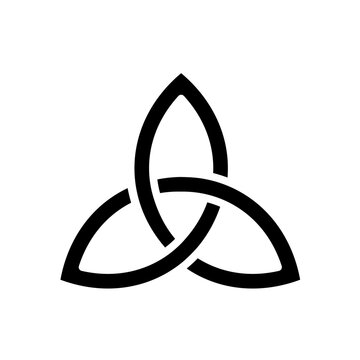 Triquetra, celtic trinity knot