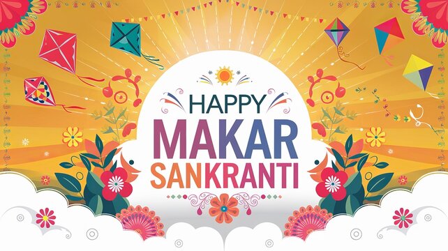 Makar Sankranti Vibrant festival celebrating kites, harvest, joy, and traditions.