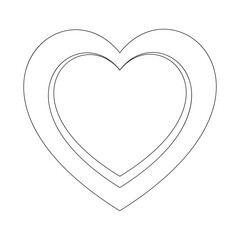 PrintPrintRiple Heart Connection line art 3