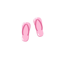 pink flip flops