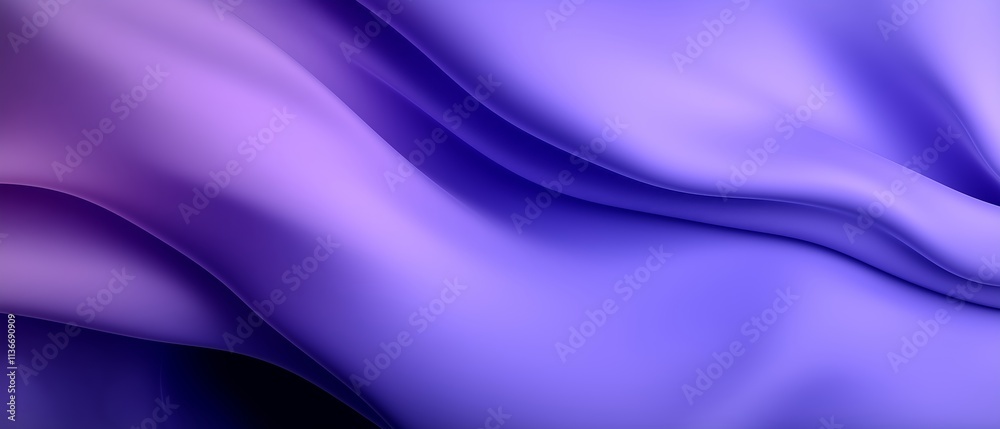 Wall mural purple fabric with a wave pattern. the wave pattern is very prominent and the fabric is flowing