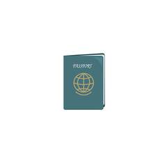 Passport book vector