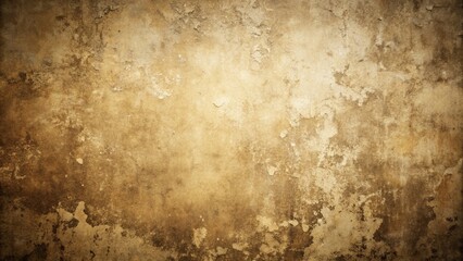Obraz premium Vintage Old Sepia Concrete Background with Distressed Texture for Photographic Projects and Design Applications, Perfect for Retro Aesthetics and Nostalgic Themes