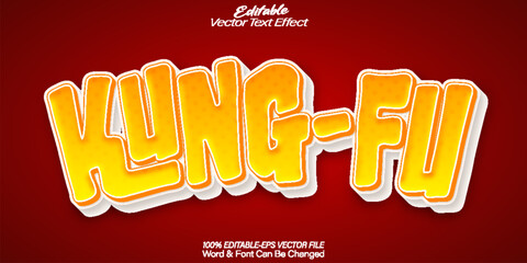 Kung Fu Vector Text Effect Editable Alphabet Asian Chinese Japan © Zeta