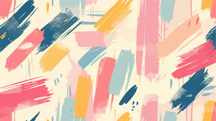 Pastel Brush Pattern: Colorful Grunge Stripes Graphic Design