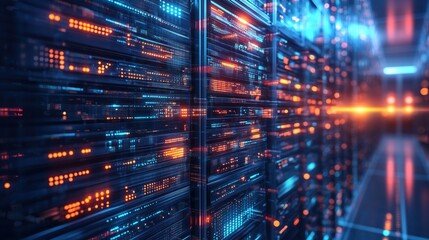 Cybernetic graphic representation of virtualization with dynamic data flows and radiant network nodes