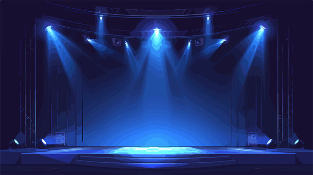 Vibrant Concert Stage Lighting for Dynamic Show Performance