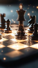 glowing chessboard shadowed tones double exposure Shadowed Chessboard Glow Double Exposure Chess Art Illuminated Chess Strategy.Glowing Game of Shadows.Abstract Chessboard Reflections