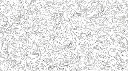 Luxury Line Art Vector Black and White Texture Background