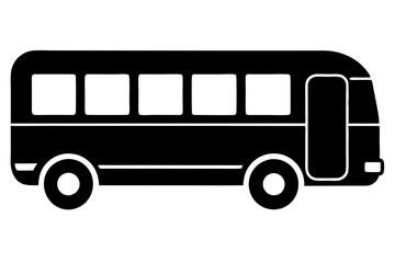School Bus Icon Vector.