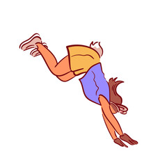 Quadrobics is a dynamic fitness concept, imaginative workouts, featuring nature-inspired movements and urban challenges for an energizing approach to health and lifestyle. Girl in a bunny costume