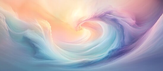 Abstract pastel swirls blending into a soft canvas with a calm, artistic vibe.