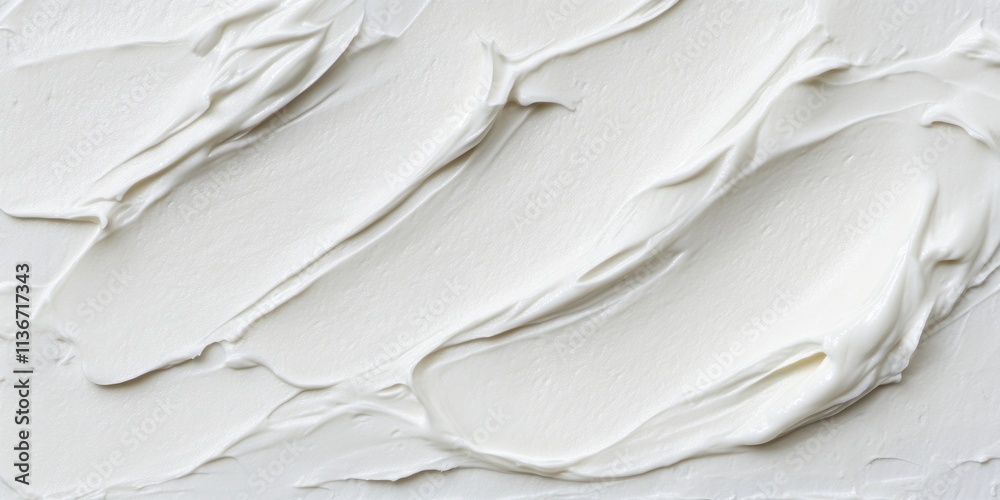 Aufkleber Smooth and creamy texture of dark fillet cream exhibiting soft swirls and patterns on a flat surface
