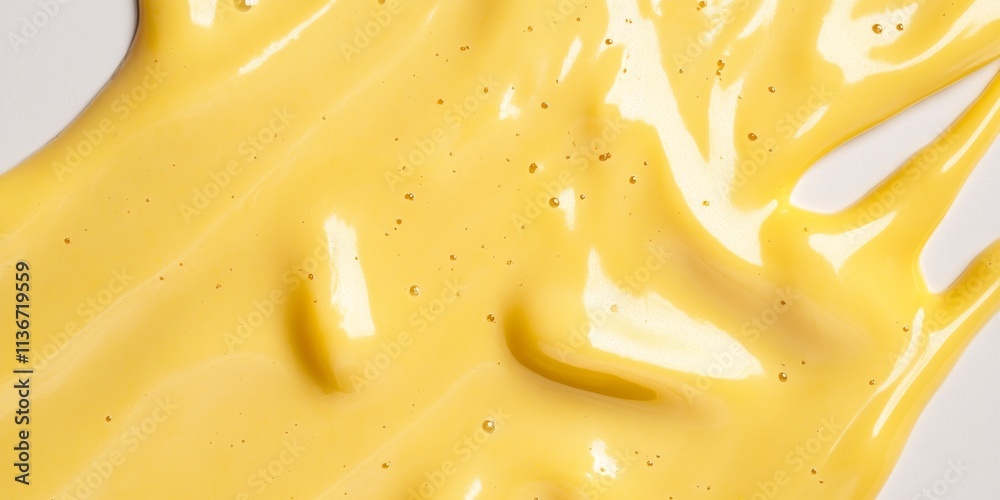 Poster melted cheese texture showcasing smooth, creamy consistency and rich taste ideal for culinary applic