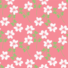 Small colorful flowers and brown flowers, hand drawn. Seamless on a light yellow background. Designed for fabric, fashion, textiles, wallpaper,