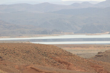 Ouarzazate Lake in Morocco Called Barrage El Mansour Eddahbi