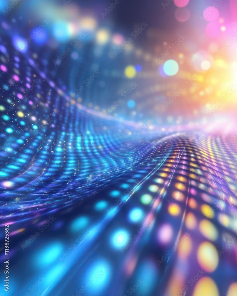 Poster Innovative Quantum Computing Chip Illuminating the Future of Technology and Information Processing