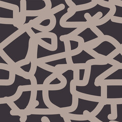 Seamless background. Abstract geometric shapes. Vector illustration for designing prints on fabrics and packaging in an abstract style