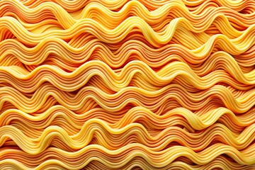 Wavy Line Pattern in Trendy Minimal Linear Style with Hand-Drawn Waves Perfect for Wallpaper and Instant Noodle Symbol, Showcasing Stripe Texture and Endless Design Options