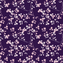Floral seamless background - pattern for continuous replicate. See more seamless backgrounds in my portfolio