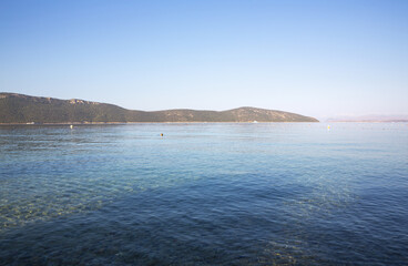 Beautiful view of Bodrum sea in Turkiye