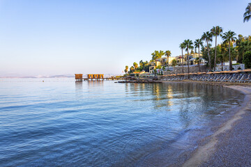 Beautiful view of Bodrum sea in Turkiye