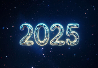 2025 glowing text effect