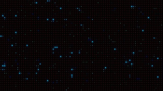 abstract background with glowing LED lights, Cyber space and Cyber security ai backdrop, VJ loop, seamless loop for medicine, tech, ai and futurism. Web 3, glowing cinematic