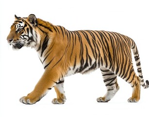 Obraz premium The Siberian tiger, scientifically named P. t. altaica, is also called the Amur tiger