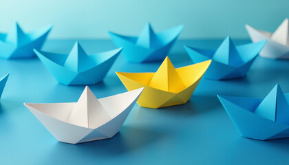 Origami Boats: Leading the Way