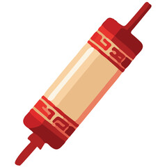 Traditional Chinese Scroll icon Vector