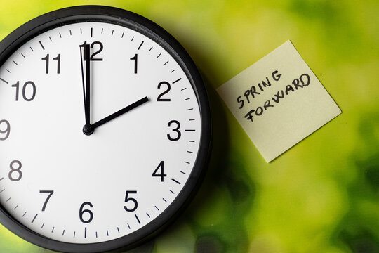 spring backward - daylight saving time