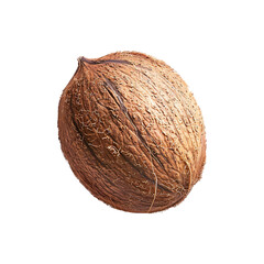 Fresh Coconut isolated on a transparent background