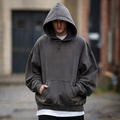 Oversized Vintage-Inspired Hoodie: The Ultimate Street Style Essential