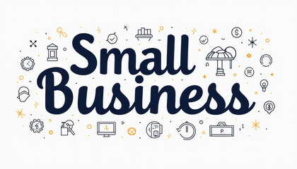 Naklejka premium Small Business Empowerment: Inspiring Growth and Success