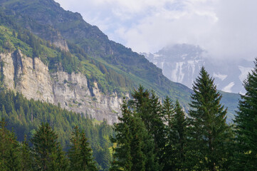 Beautiful Alpine landscape in Switzerland