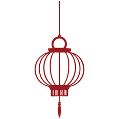 Traditional Chinese lanterns for Lunar new year. red lamps festival 3d chinatown traditional realistic element vector