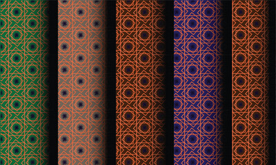 set of seamless pattern
